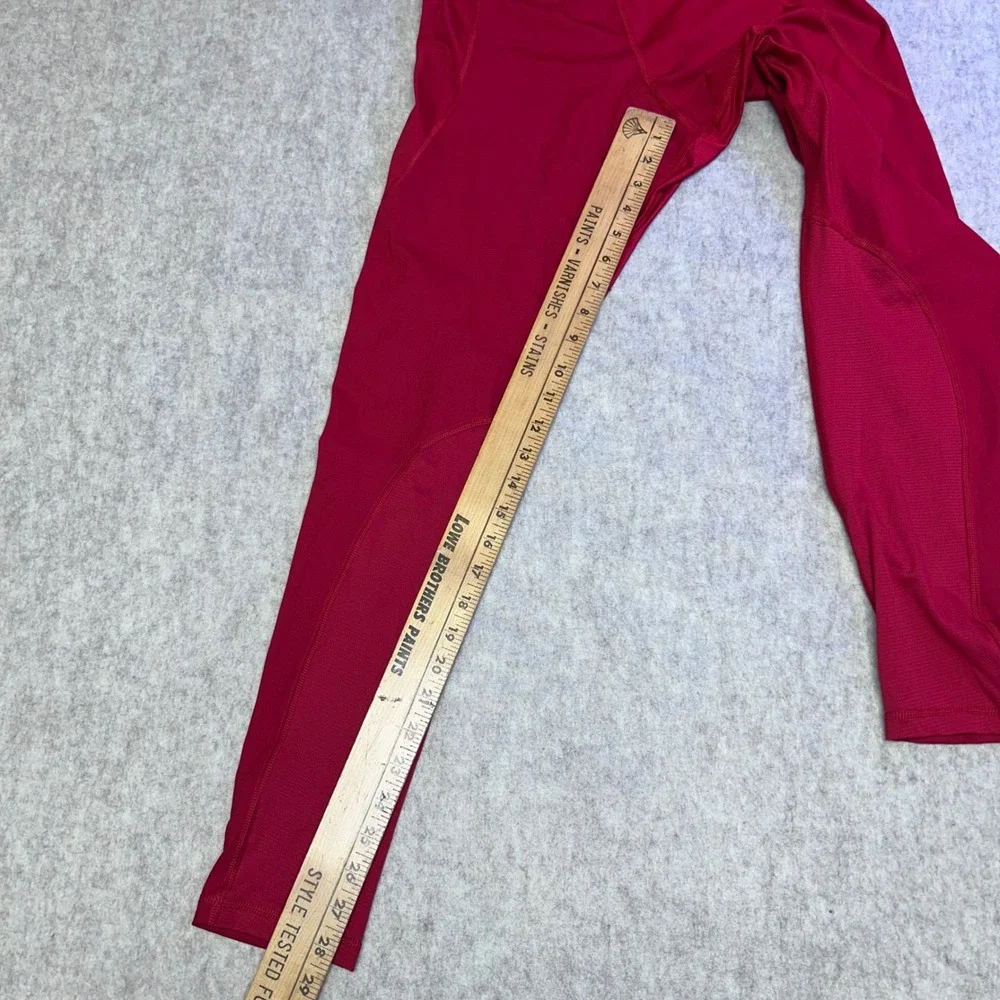 Adidas Alphaskin Aeroready Men's Red Athletic Compression Leggings Tights XL‎